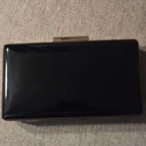 Black Rectangular Hard Clutch